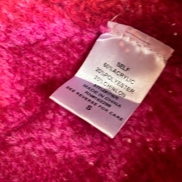 BUCKETLIST Pink Star Cardigan Sweater - Picture 5 of 6